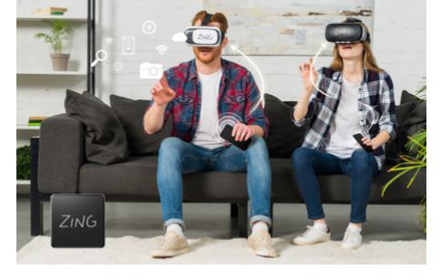 지앨에스가 상용 제품으로 출시한 '징 칩셋'을 적용하면 가상현실, 증강현실 등의 고해상도 이미지의 실시간 전송을 위한 케이블을 무선화할 수 있다. 지앨에스 제공